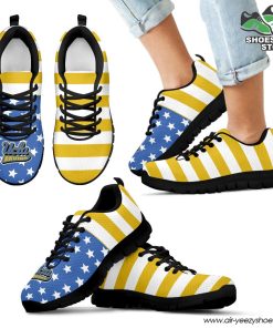 America Flag Logo Bottom Stripes UCLA Bruins Breathable Running Shoes