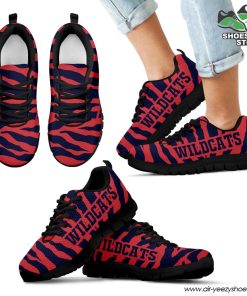 Arizona Wildcats Breathable Running Shoes Tiger Skin Stripes Pattern Printed