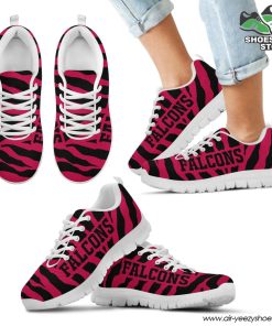 Atlanta Falcons Breathable Running Shoes Tiger Skin Stripes Pattern Printed