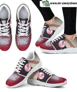 Awesome New York Yankees Breathable Running Shoes For Baseball Fan