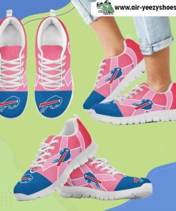 Buffalo Bills Cancer Pink Ribbon Breathable Running Sneaker