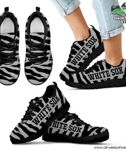 Chicago White Sox Breathable Running Shoes Tiger Skin Stripes Pattern Printed