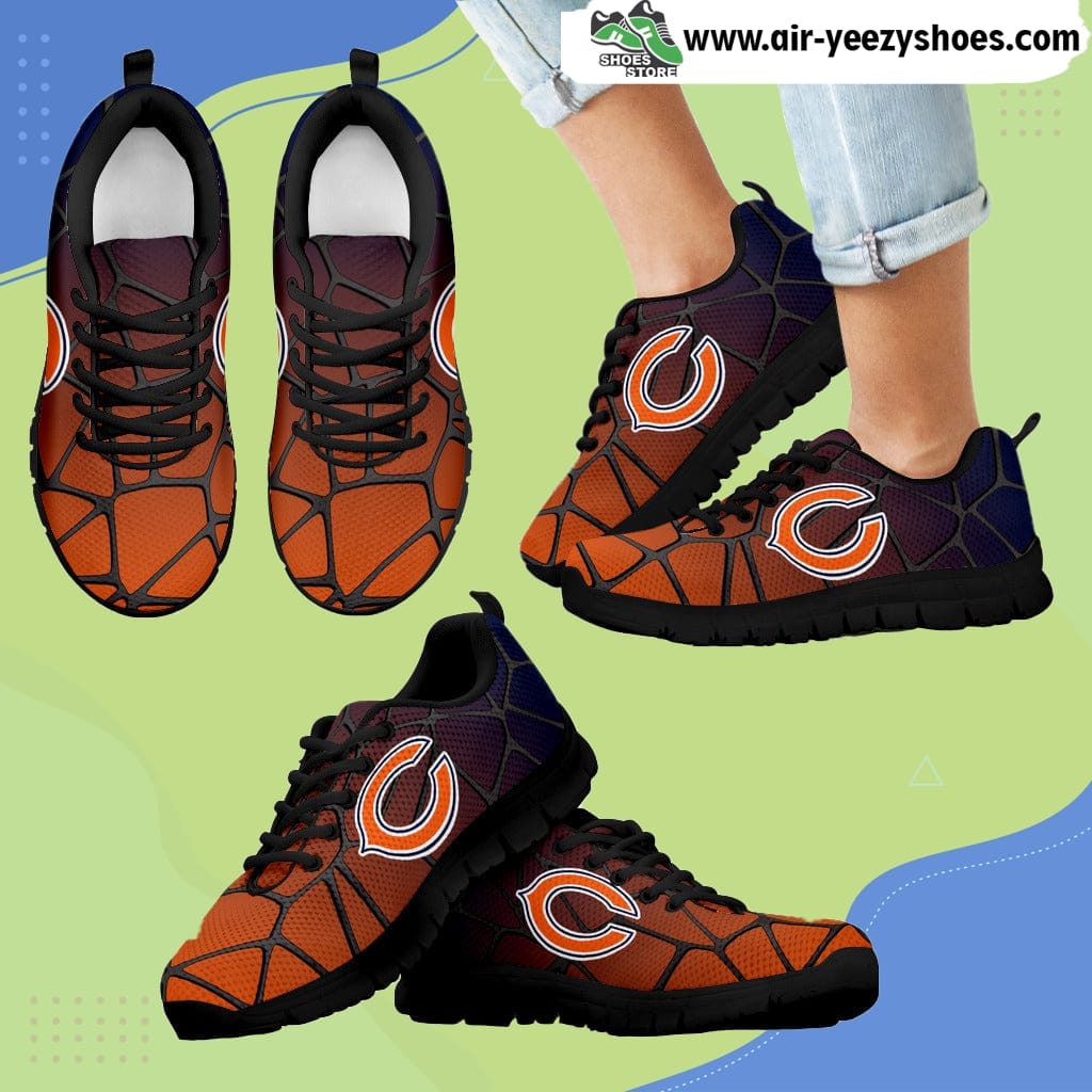 Colors Air Cushion Chicago Bears Gradient Breathable Running Sneaker