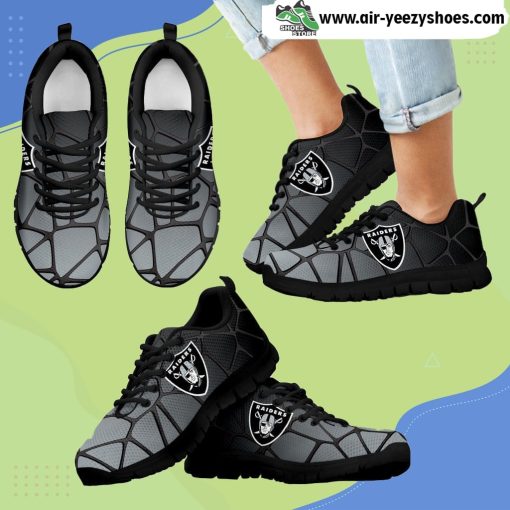 Colors Air Cushion Oakland Raiders Gradient Breathable Running Sneaker
