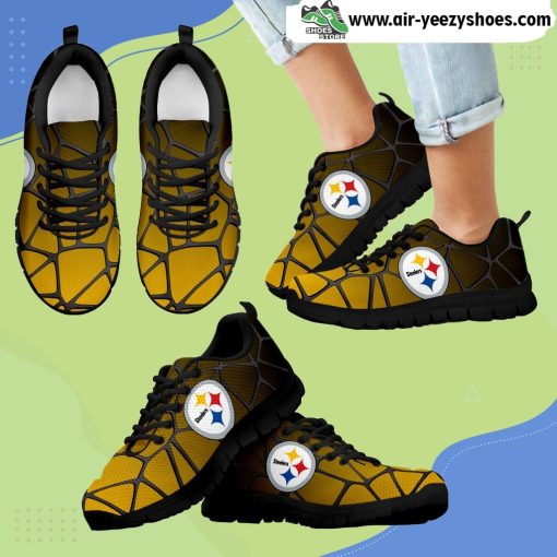 Colors Air Cushion Pittsburgh Steelers Gradient Breathable Running Sneaker