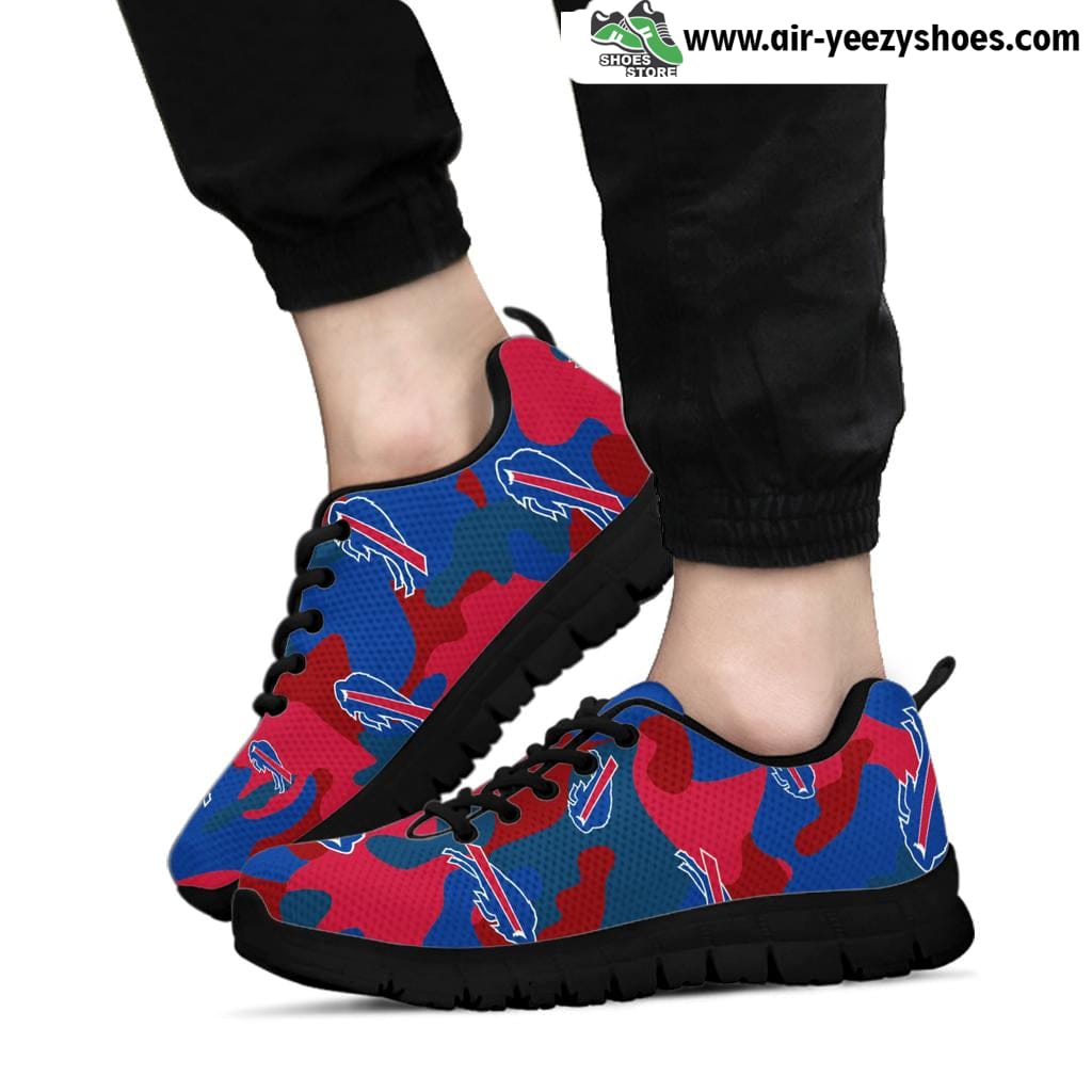 Cotton Camouflage Fabric Military Solider Buffalo Bills Breathable Running Sneaker