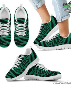 Dallas Stars Breathable Running Shoes Tiger Skin Stripes Pattern Printed