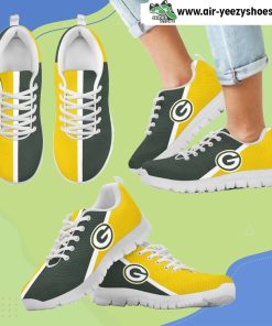 Dynamic Aparted Colours Beautiful Logo Green Bay Packers Breathable Running Sneaker