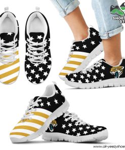 Jacksonville Jaguars America Flag Full Stars Stripes Pattern Sneaker