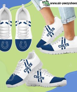 Line Stripe Logo Bottom Indianapolis Colts Breathable Running Sneaker