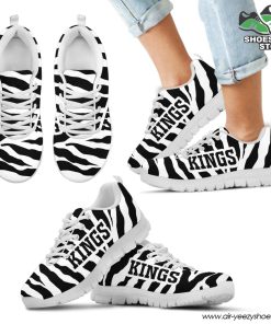 Los Angeles Kings Breathable Running Shoes Tiger Skin Stripes Pattern Printed