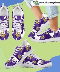 Minnesota Vikings Cotton Camouflage Fabric Military Solider Style Breathable Running Sneaker