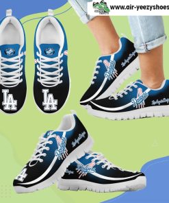 Mystery Straight Line Up Los Angeles Dodgers Breathable Running Sneaker