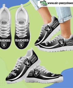 Mystery Straight Line Up Oakland Raiders Breathable Running Sneaker