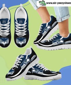 Mystery Straight Line Up Seattle Seahawks Breathable Running Sneaker