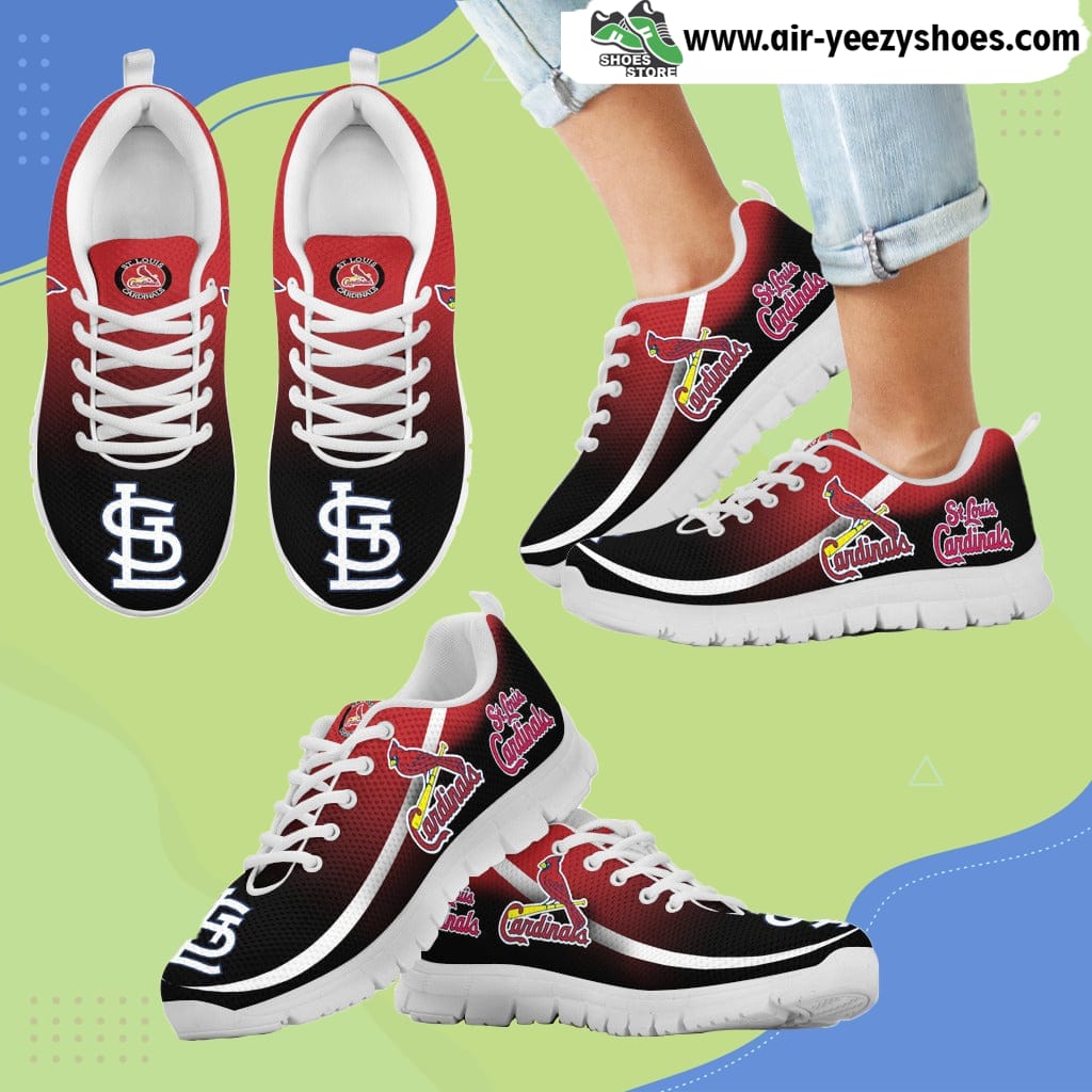 Mystery Straight Line Up St. Louis Cardinals Breathable Running Sneaker