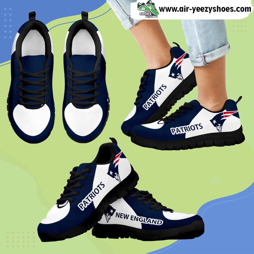 New England Patriots Top Logo Breathable Running Sneaker