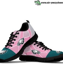 Philadelphia Eagles Cancer Pink Ribbon Gift Breathable Running Sneaker