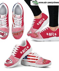 Simple Fashion Kansas City Chiefs Shoes Athletic Breathable Running Sneaker