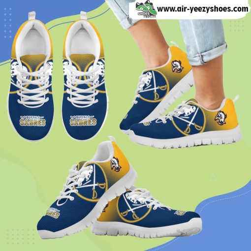 Special Unofficial Buffalo Sabres Breathable Running Sneaker
