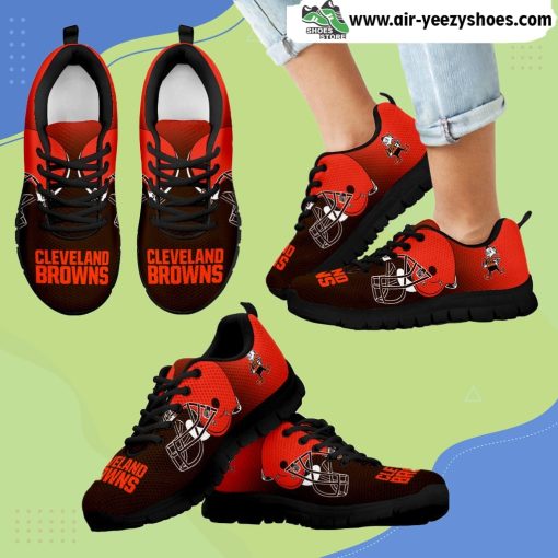 Special Unofficial Cleveland Browns Breathable Running Sneaker