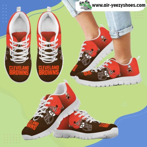Special Unofficial Cleveland Browns Breathable Running Sneaker