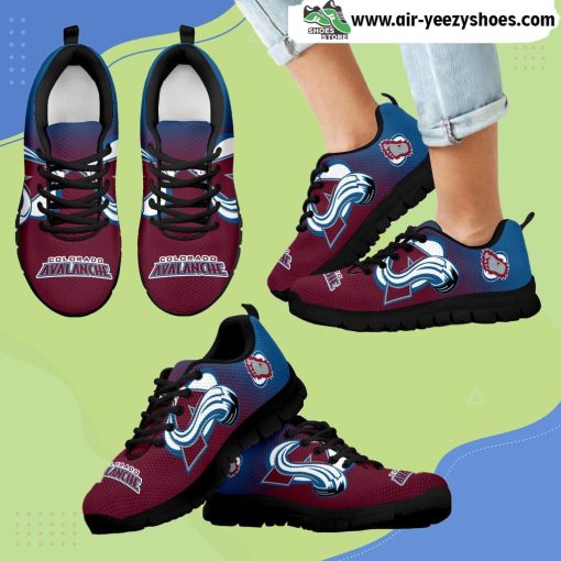 Special Unofficial Colorado Avalanche Breathable Running Sneaker