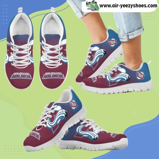 Special Unofficial Colorado Avalanche Breathable Running Sneaker