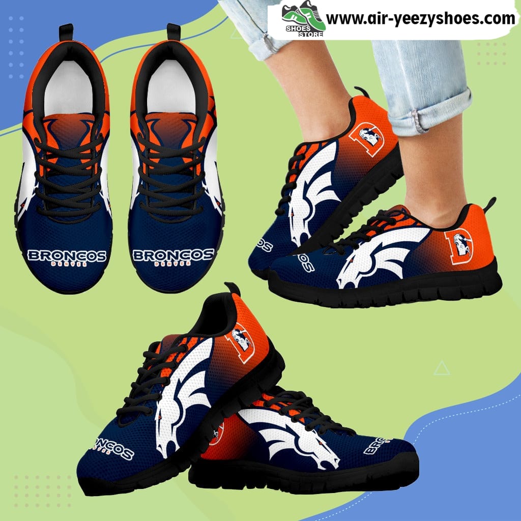 Special Unofficial Denver Broncos Breathable Running Sneaker