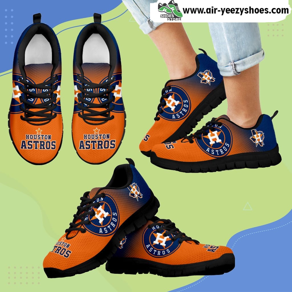 Special Unofficial Houston Astros Breathable Running Sneaker