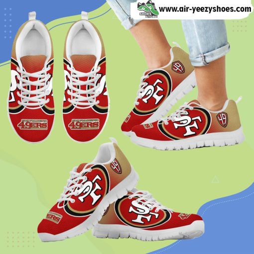 Special Unofficial San Francisco 49ers Breathable Running Sneaker