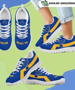 St. Louis Blues Line Logo Breathable Running Sneaker