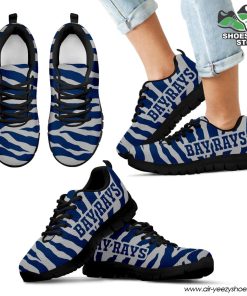 Tampa Bay Rays Breathable Running Shoes Tiger Skin Stripes Pattern Printed