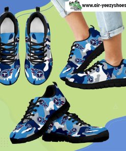 Tennessee Titans Cotton Camouflage Fabric Military Solider Style Breathable Running Sneaker