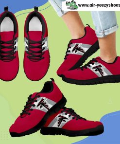Three Colors Vertical Atlanta Falcons Breathable Running Sneaker