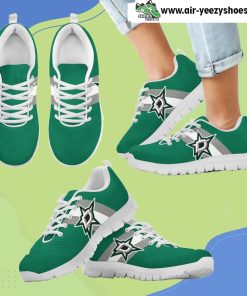 Three Colors Vertical Dallas Stars Breathable Running Sneaker