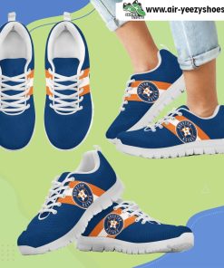 Three Colors Vertical Houston Astros Breathable Running Sneaker