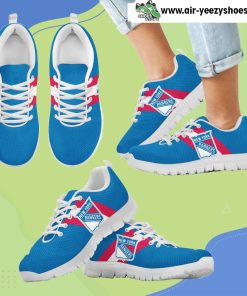 Three Colors Vertical New York Rangers Breathable Running Sneaker