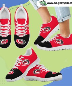 Two Colors Aparted Carolina Hurricanes Breathable Running Sneaker