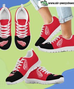 Two Colors Aparted Detroit Red Wings Breathable Running Sneaker