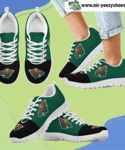Two Colors Aparted Minnesota Wild Breathable Running Sneaker