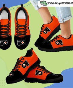 Two Colors Aparted Philadelphia Flyers Breathable Running Sneaker