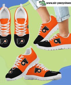 Two Colors Aparted Philadelphia Flyers Breathable Running Sneaker