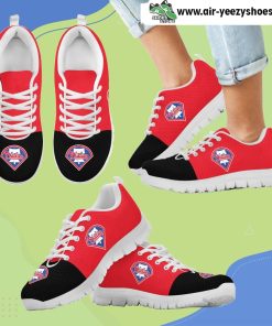 Two Colors Aparted Philadelphia Phillies Breathable Running Sneaker