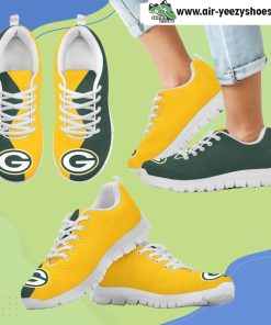 Two Colors Trending Lovely Green Bay Packers Breathable Running Sneaker