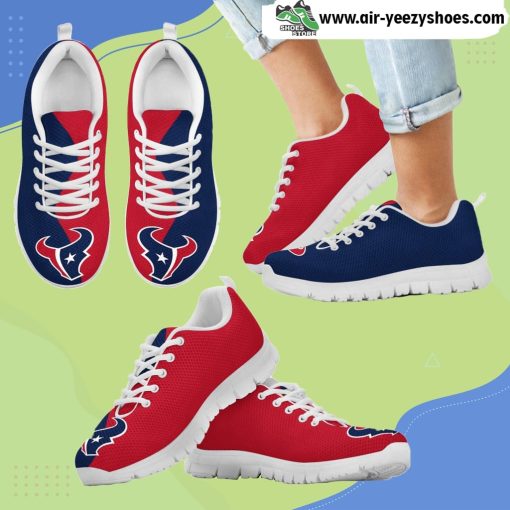 Two Colors Trending Lovely Houston Texans Breathable Running Sneaker