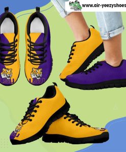 Two Colors Trending Lovely LSU Tigers Breathable Running Sneaker