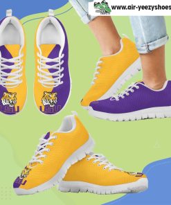 Two Colors Trending Lovely LSU Tigers Breathable Running Sneaker
