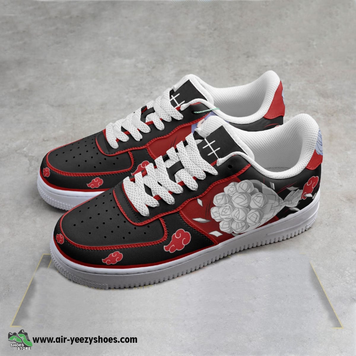 Akatsuki Konan Anime Air Force 1 Sneaker, Custom Naruto Anime Shoes