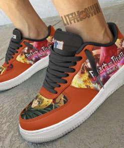 Armin Arlert Anime Air Force 1 Sneaker, Custom Attack On Titan Anime Shoes